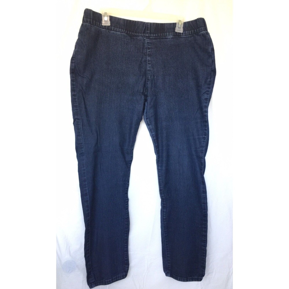 Not Your Daughters Jeans NYDJ Womens Leggings Slimming Tummy Stretch Sz 16P Flaw